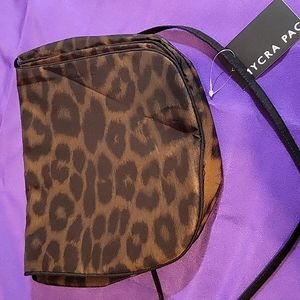 Mycra Pac Now Womens Leopard Print 🐆Crossbody Bag NWT